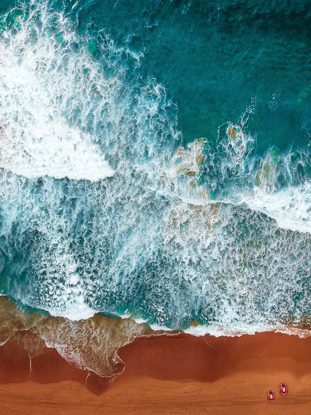 This a picture of Bigola Beach in Australia that inspired the Crashing Waves Bracelet.