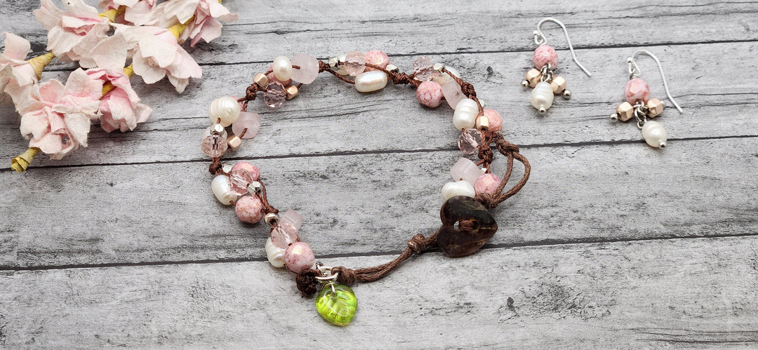 Cherry Blossom Jewelry Set